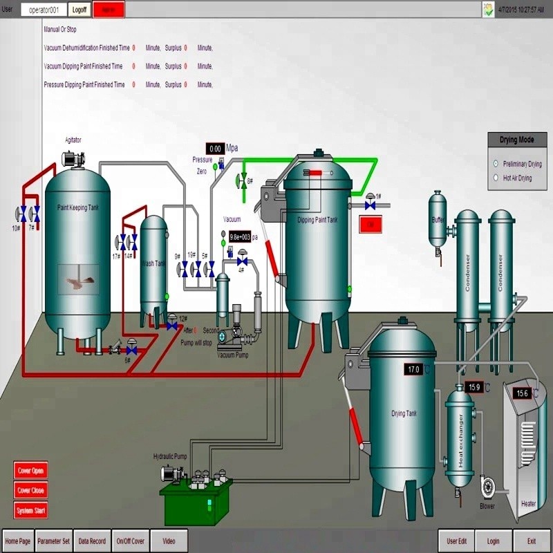 Energy Saving Vacuum Pressure Impregnation System VPI 2000 * 2500 mm