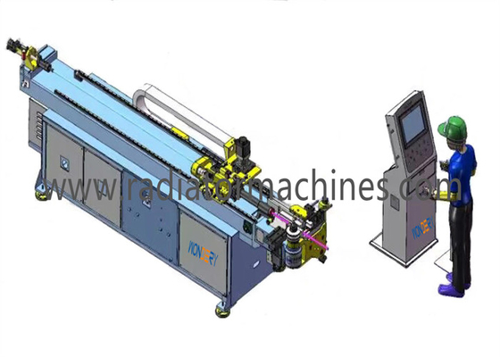 Oil Electric Automatic Bending Machine Hybird Servo Pipe 200mm For Motorcycle Parts