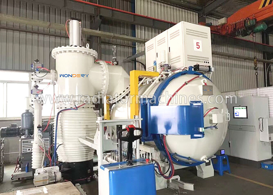 750 Degree Celcius Double Chamber Electric Vacuum Brazing Furnace for Bar Plate Coolers