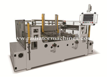 PLC Controlled Radiator Core Builder Machine For 4 Rows Radiator Core