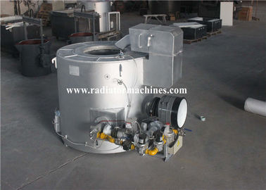 Gas Fired Aluminum/ Metal Melting Furnaces 800 Kgs Capacity with Burning System