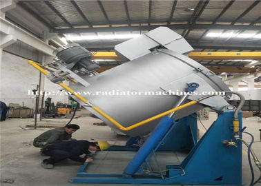 ISO  800Kgs  Aluminum Scrap  Gas  Metal Melting Equipment  With Pipe Burning System