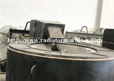 Stationary Oil Fired Metal Melting Furnace Aluminum 100KG
