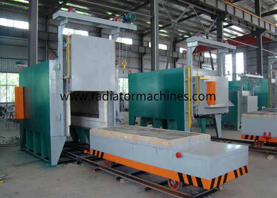 Buy 2700 × 1600 × 1100mm Electrical Double Bogie Hearth Furnace Car Bottom Annealing Process online manufacture