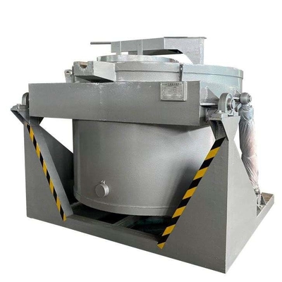 Buy Rotary Metal Melting Induction Furnace 2000kgs For Aluminum Scraps online manufacture