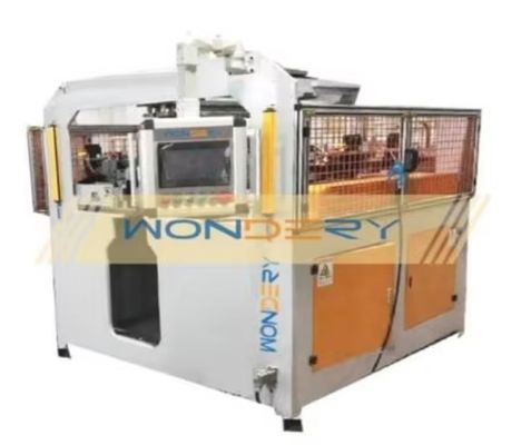 Buy Servo Type Plastic Tank Crimping Machine with 1050mm Core Height and 3200kg Weight for Aluminum Radiators online manufacture