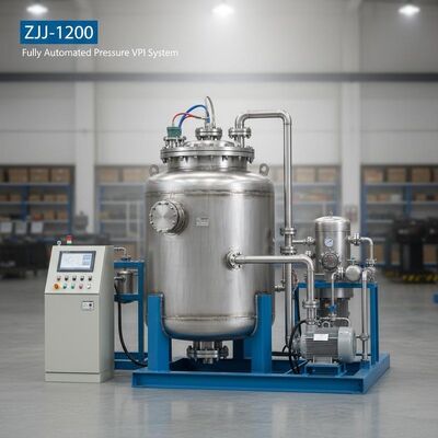 Buy ZJJ-1200 Fully Automated Vacuum Pressure Impregnation System with Φ1200 × 1000 mm Tank and Q235B Pressure Vessel Steel Construction online manufacture