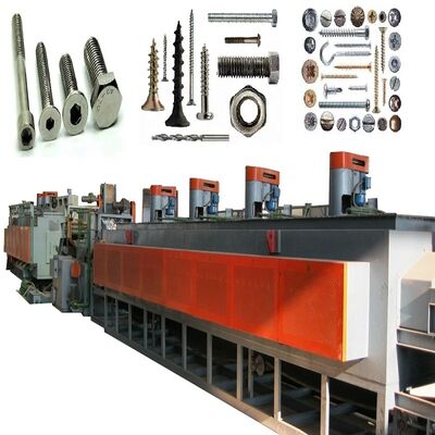 Buy 100kg/hour Electric Continuous Mesh Belt Quenching Tempering Furnace with Accurate Temperature Control and PID Regulation online manufacture