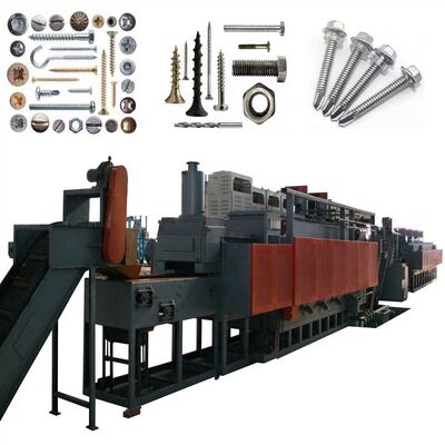 Buy Electric Continuous Quenching Tempering Mesh Belt Furnace with 500KW Total Power and 350kg/hour Productivity for Self-tapping Screws online manufacture
