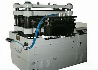 Buy 300M/Min Double Tray Aluminum Radiator Fin Machine Servo Control online manufacture