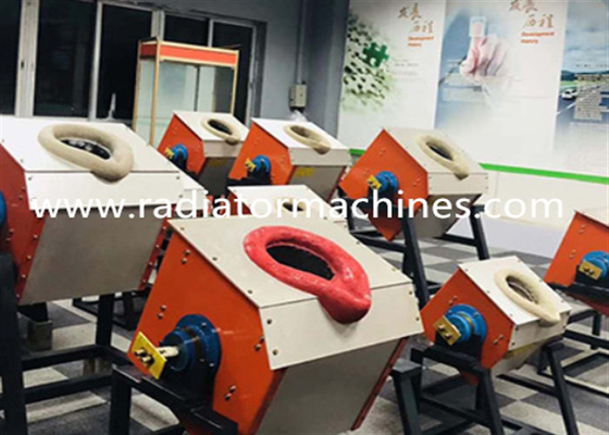 Buy 25KW Medium Frequency Industrial Induction Metal Melting Furnace 5KG Capacity for Steel Copper Aluminum online manufacture