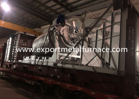 Buy 2000KGS Rotary Metal Melting Furnace Energy Saving Gas Fired Lead Scrap online manufacture