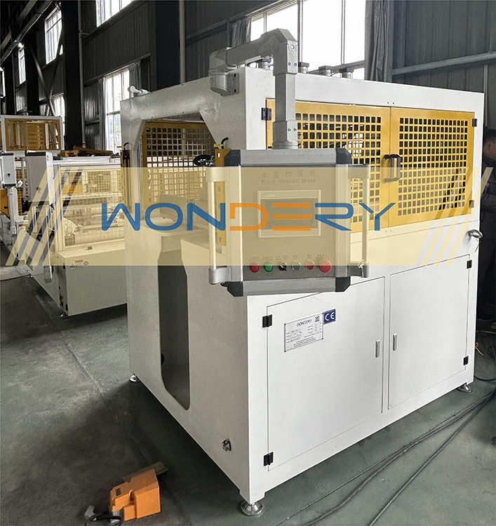 Radpal Radiator Crimp Machine Servo Type Plastic Tank Crimping Machine with 1050mm Core Height and ...
