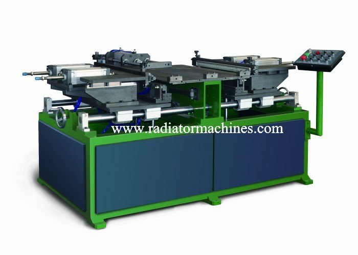 Auto Assembly Radiator Machine Auto Aluminum Radiator Core Builder Machine Pneumatic Semi Automatic 1 Row