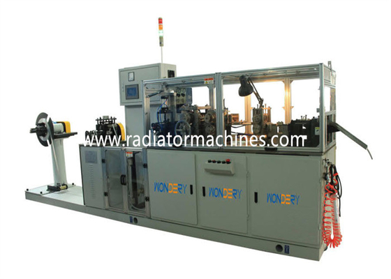 80m/Min Radiator Fin Forming Machine Servo System Customized Color