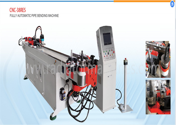 CNC-38RES Automatic Bending Machine For Round Pipes With Electric Servo Drive