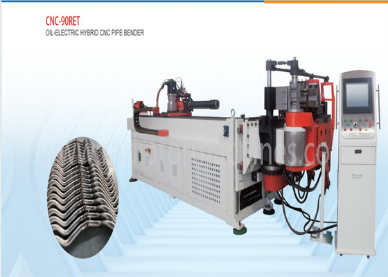 Oil-Electric Hybrid CNC Pipe Bender Auto Bending Machine For High Volume Production