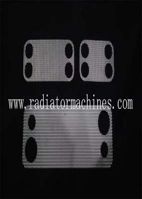 Customized Aluminum Louvered Fins Plate Fin Heat Exchanger Aluminum Fins 600mm Max Fin