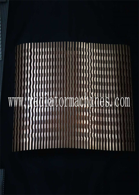 Customized Aluminum Flat Top Straight Fin With Adjustable Pitch And Stroke