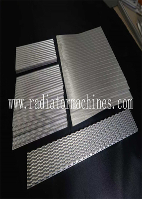 Customized Fin Pitch Aluminum Stamped Radiator Fins Stroke To Buyer Specs