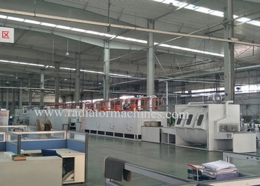 Electric And Gas Furnace Brazing Equipment 4M + 6 M For Aluminium Radiator Brazing