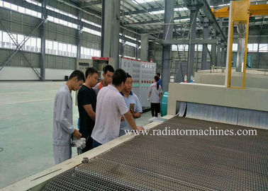 Durable CAB Electric Nocolok Brazing Furnace 1200 - 220 - 12000MM With Gas