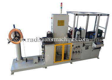 Copper Fin Radiator Making Machine AC Servo Control With 60 M/Min Feeding Speed