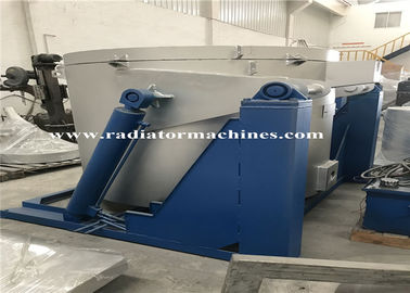 1200Kg Natural Gas Aluminum Metal Melting Furnace Hydraulic Tilting Type