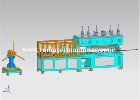 Auto Assembly Radiator Machine Fully Auto Aluminum Side Plate Radiator Making Machine for Brazing ...