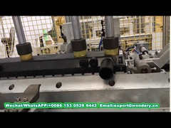 Aluminum radiator plastic tank clinching / crimping machine