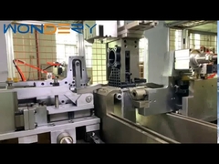 Servo type auto radiator plastic tank clinching crimping machine