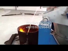 Gas Fired Copper Metal Crucible melting furnace at 1250 degree Celsius