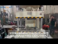 Aluminum Condenser D and Round Tube Collector Pipe Punching Machine
