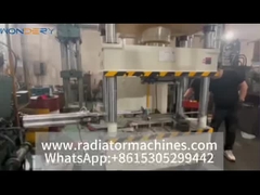 Auto Condenser Header Pipe Punching Machine for Round and D Tubes