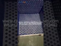 How porous parts are loaded in a vacuum impregnation machine