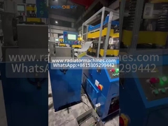 wavy fin reciprocating fin press machine for heat exchangers