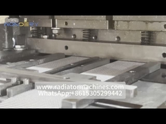 2-coil lanced offset aluminum fin making machine for charge coolers 