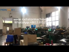 aluminum fin making machine for heat exchangers cooler turbulator fins