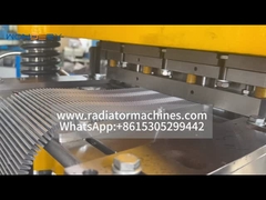 Automatic Custom Aluminum Radiator Heat Exchanger Die Changing Fin Stamping Press 