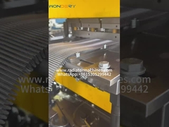 aluminum louvered radiator fin making machine, fin stamping press