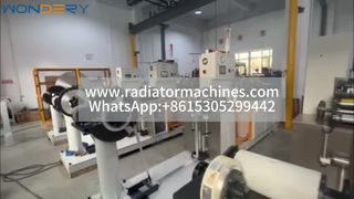 Automatic Aluminum & Copper Fin Forming Machine | High-Speed Fin Making Line