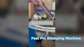 High Efficiency Oil Cooler Aluminum Fin Stamping Machine | Precision Fin Making Equipment